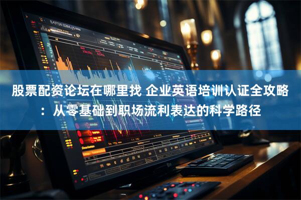 股票配资论坛在哪里找 企业英语培训认证全攻略：从零基础到职场流利表达的科学路径